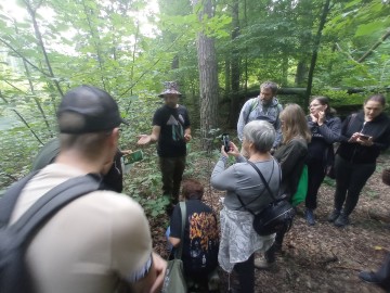 Spacer mykologiczny w Lesie Dobieszkowskim 2.09.2023r., 